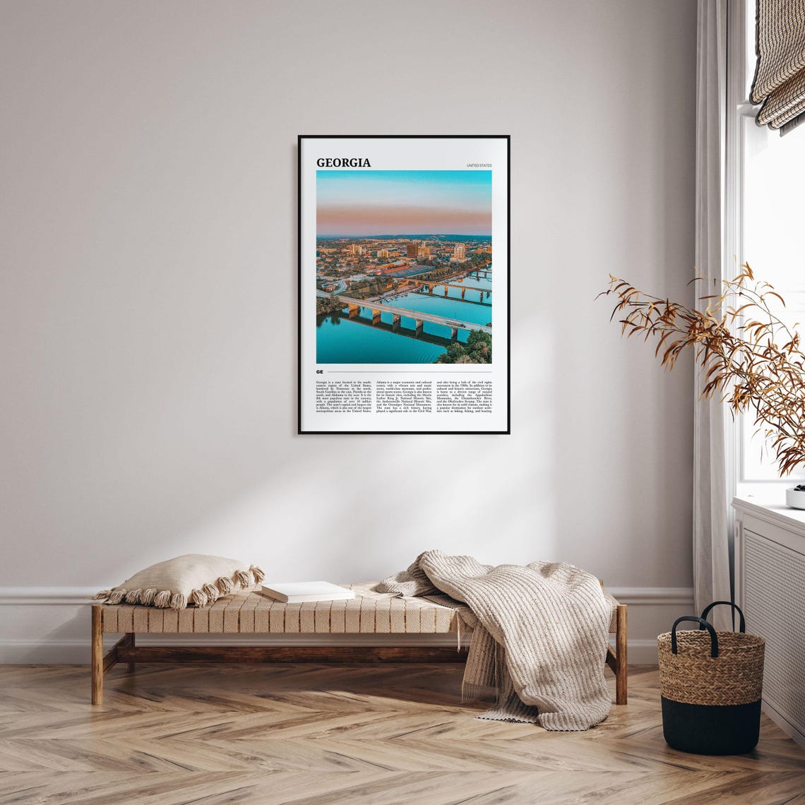 Georgia Travel Poster United States Georgia Wall Art Georgia Poster Print Georgia Photo Georgia Decor Usa - Image 4