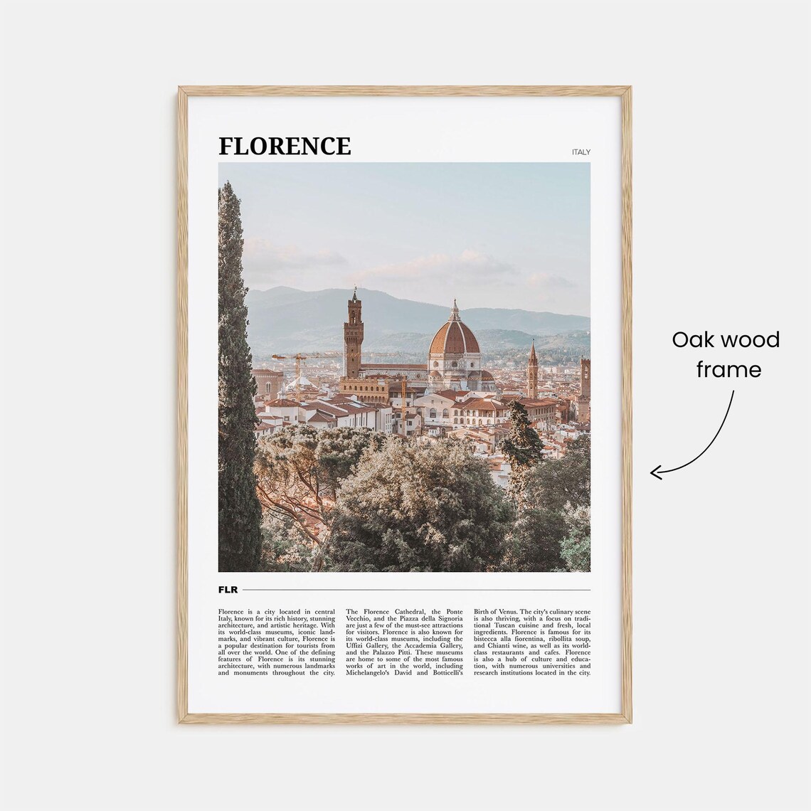 Florence Travel Poster No 1, Italy Travel Poster - Image 3
