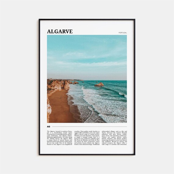 Algarve Portugal Decor Travel Poster