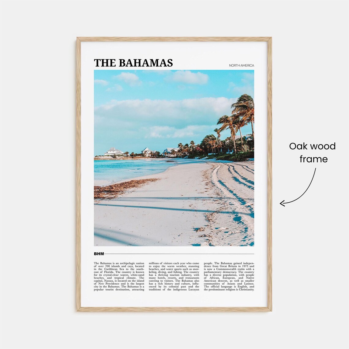 The Bahamas Travel Poster, North America Art Print - Image 3