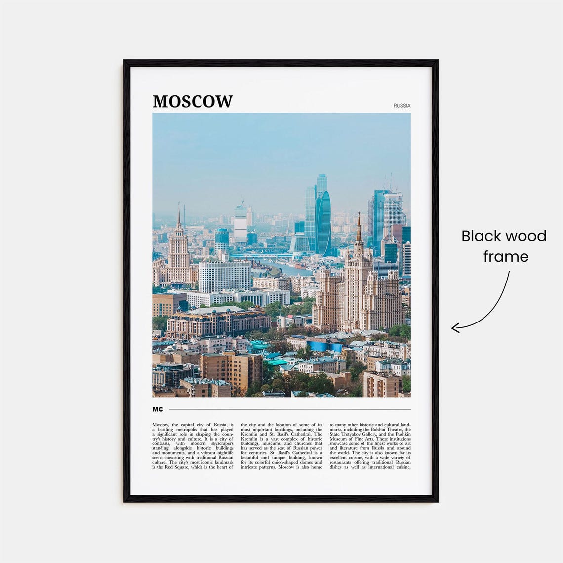 Moscow Travel Poster Russia No 2 Moscow Wall Art Moscow Poster Print Moscow Photo Moscow Decor Russia - Image 2