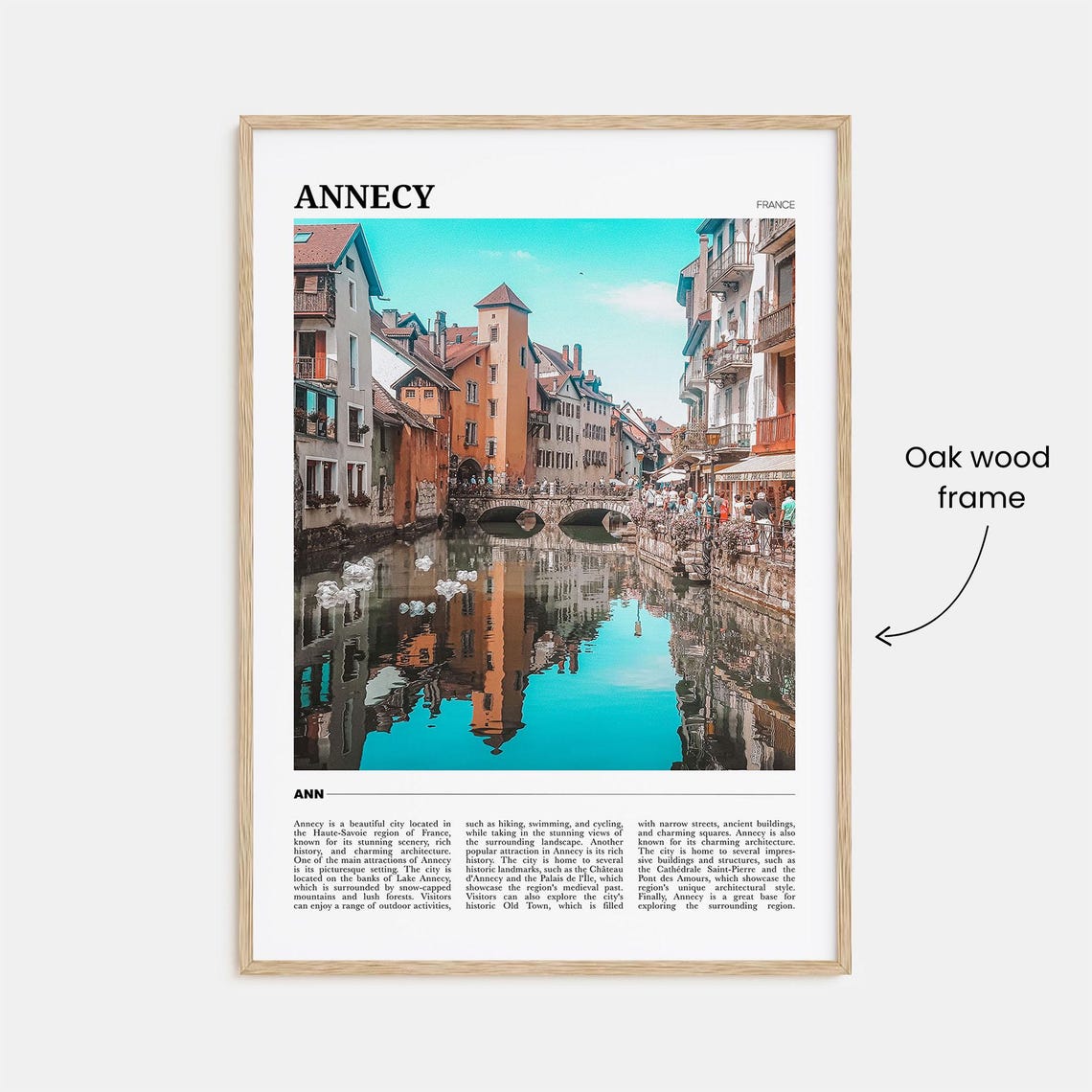 Annecy Travel Poster Annecy Wall Art Annecy Poster Print Annecy Photo Annecy Decor France - Image 3
