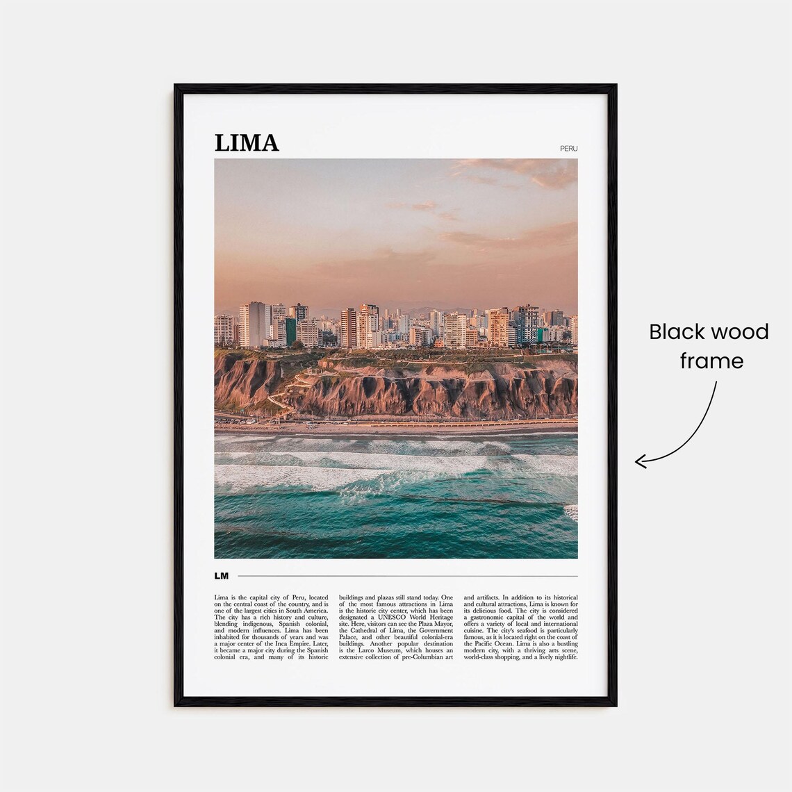 Lima Travel Poster, Peru Wall Art Print - Image 2