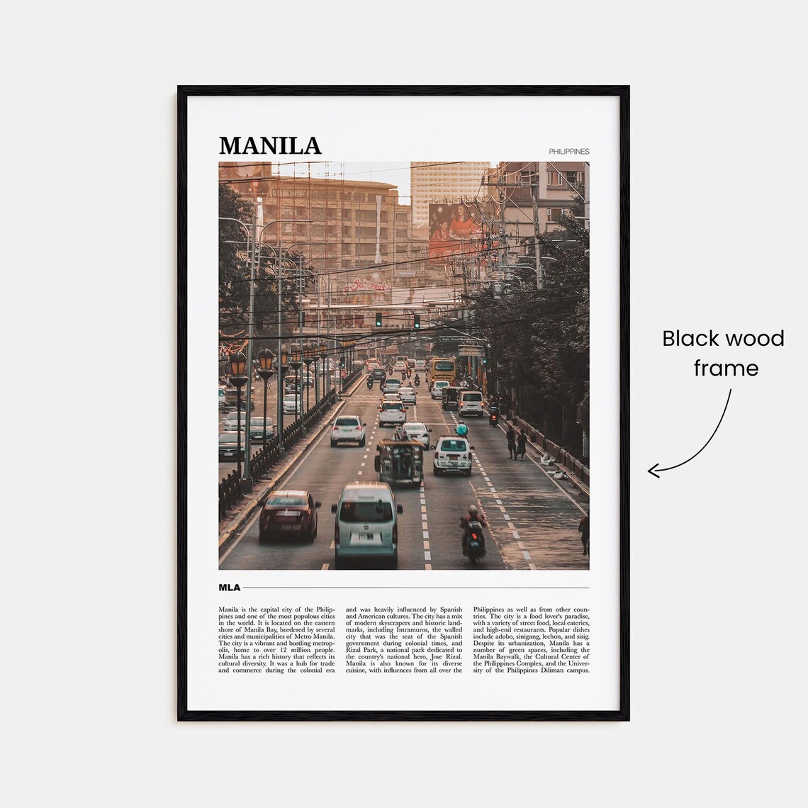 Manila Travel Poster, Philippines Wall Art - Image 2
