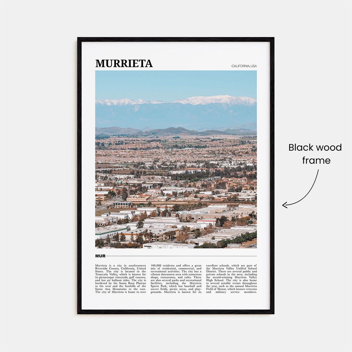 Murrieta Travel Poster Murrieta Wall Art Murrieta Poster Print Murrieta Photo Murrieta Decor California Usa - Image 2