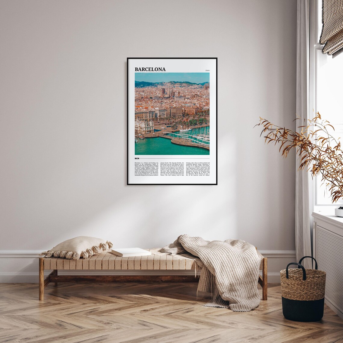 Barcelona Travel Poster, Catalonia Spain Wall Art - Image 4