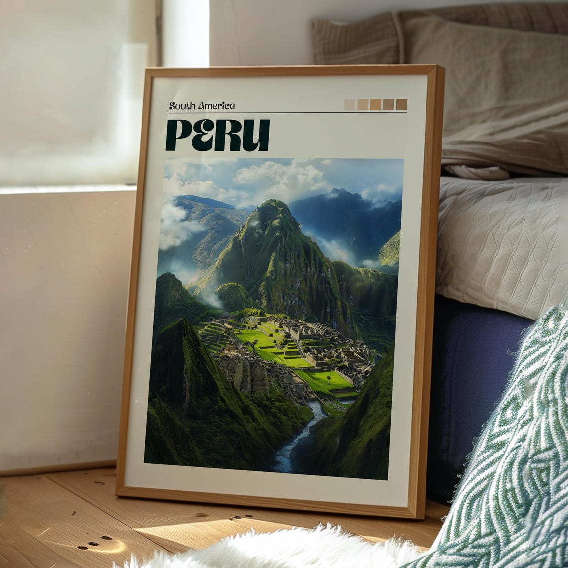 Peru Poster Art Travel Print Wall Lima Backpacking South America - Image 3