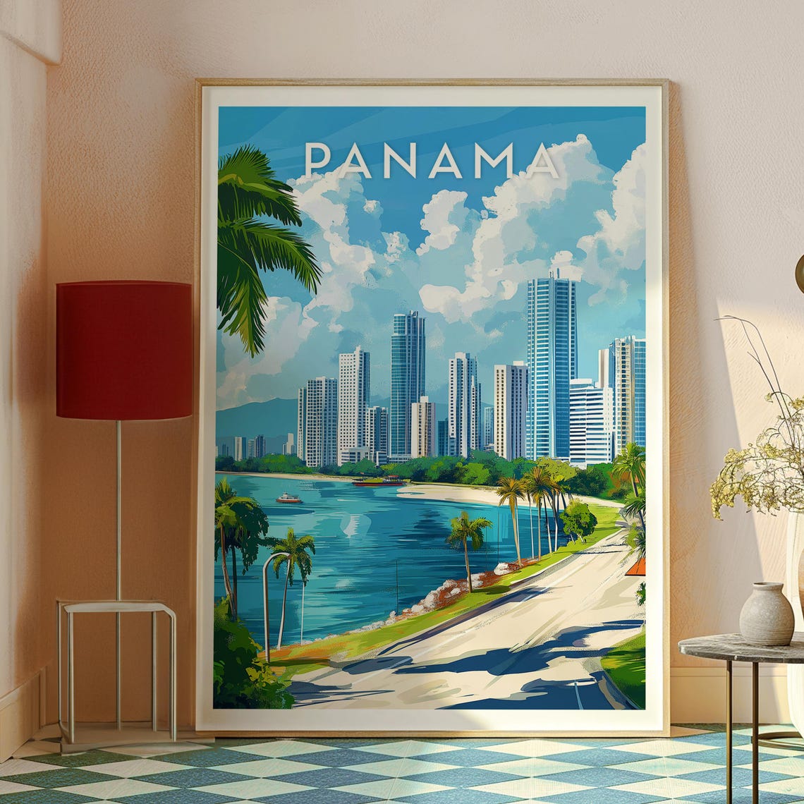 Panama Print Wall Art Beach Travel Bocas Del Toro Central America Poster - Image 2