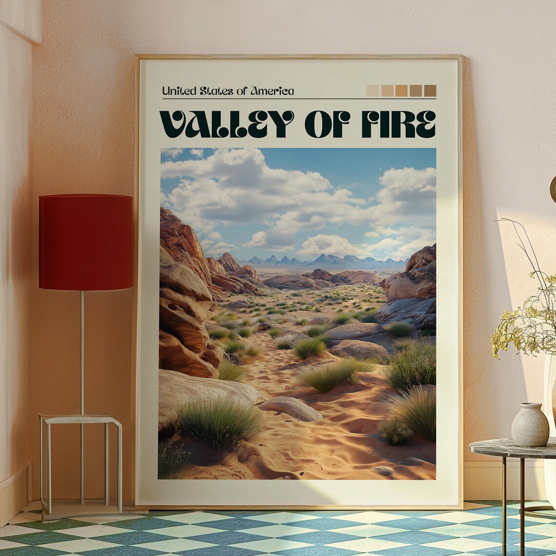 Valley Of Fire State Park, Moapa Nevada Art Print - Image 2