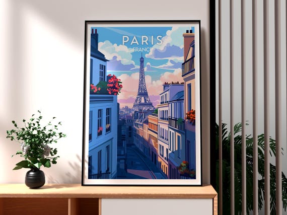 Paris France Wall Art Travel Gift Art Print