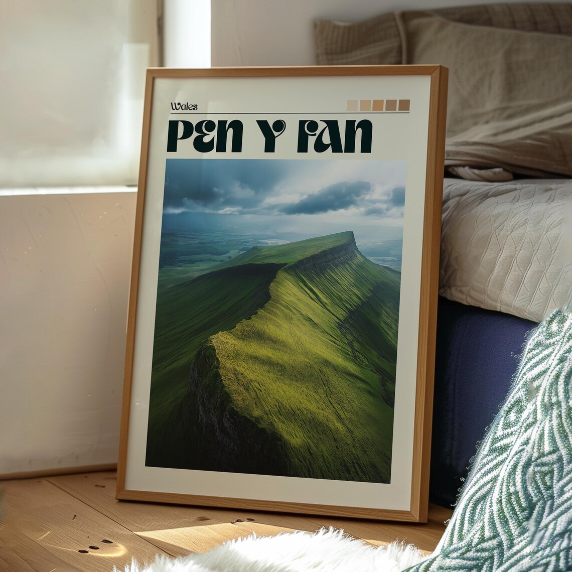 Pen Y Fan, Wales Countryside Travel Poster - Image 3