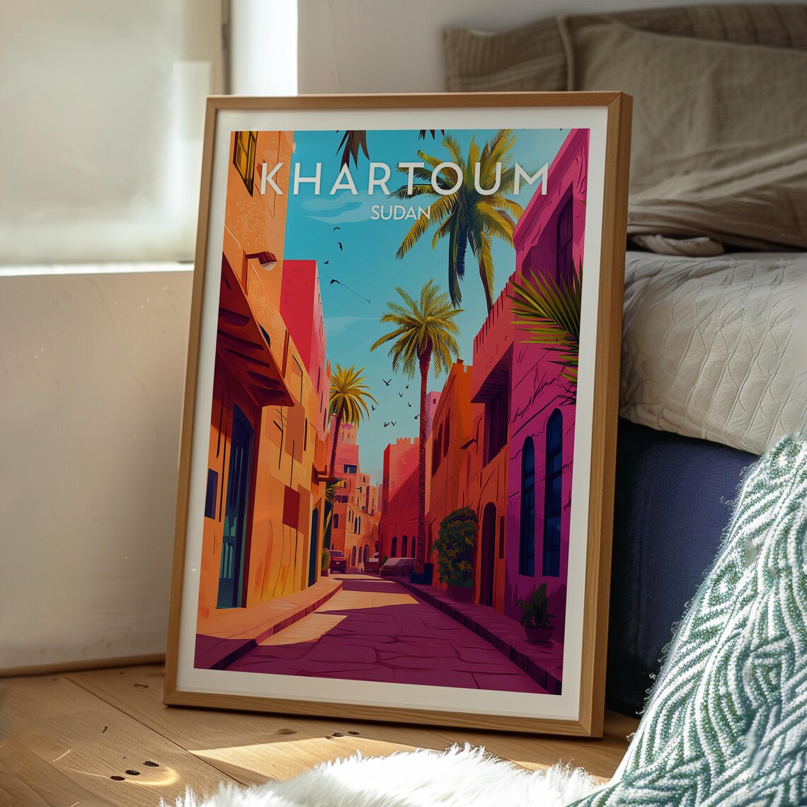 Khartoum Travel Poster, Sudan City Wall Art - Image 3