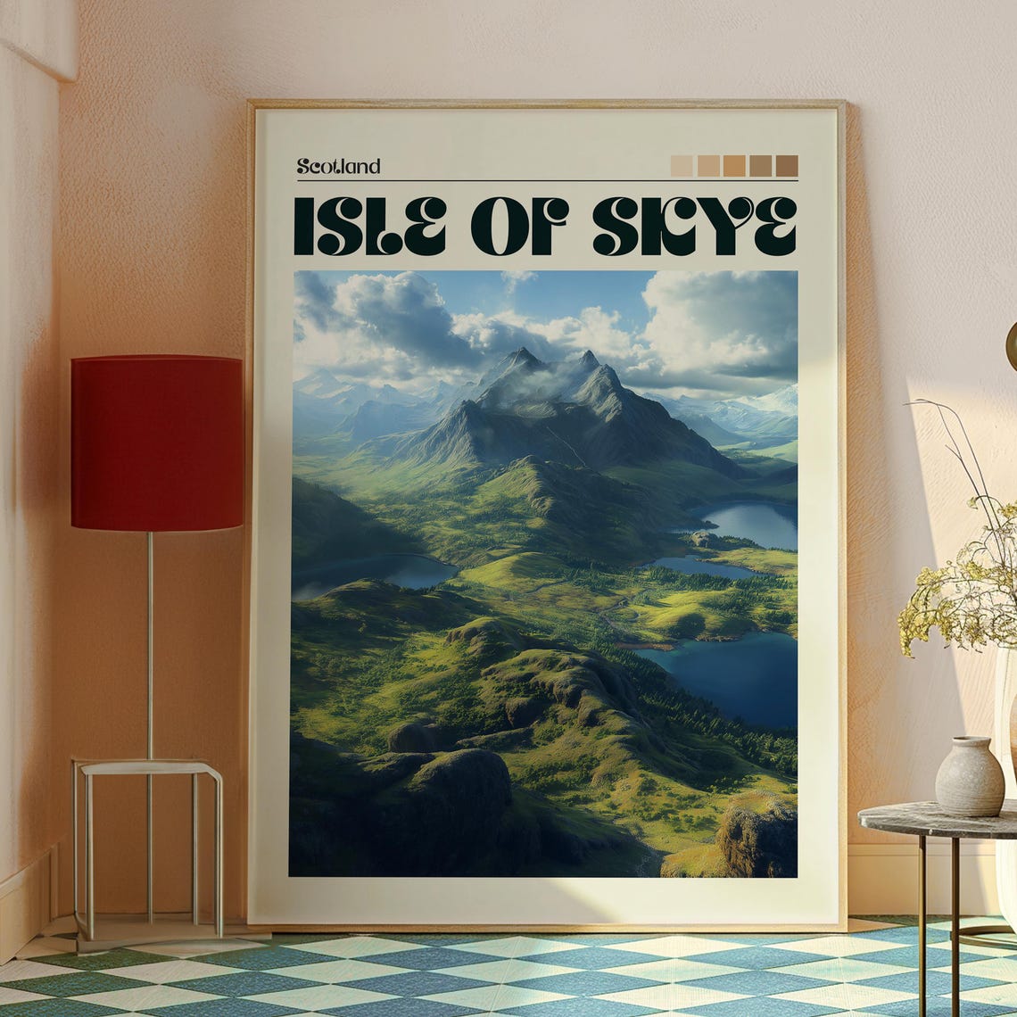 Isle of Skye Scotland Travel Poster Print - Image 2