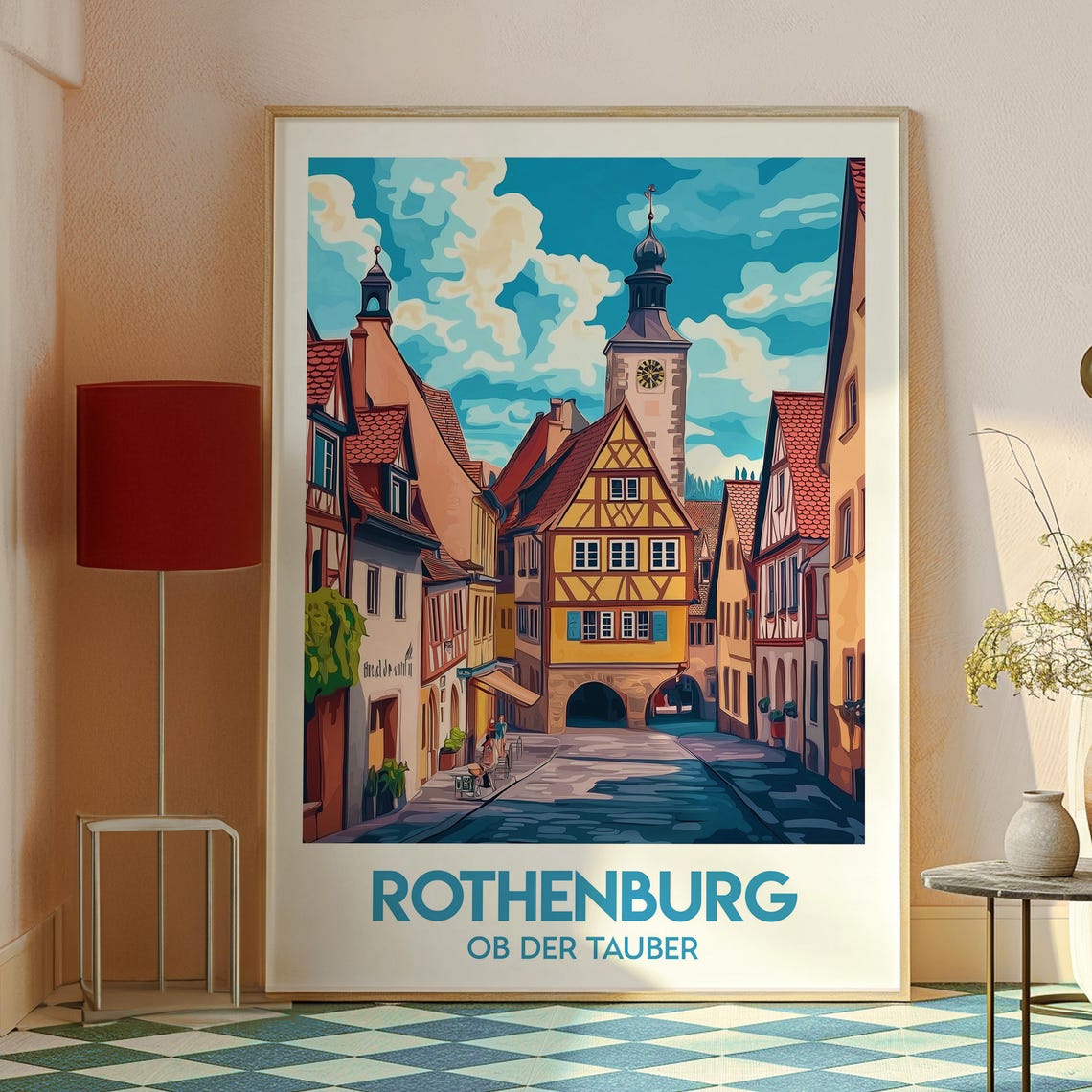 Rothenburg Ob Der Tauber Wall Art Print - Image 2