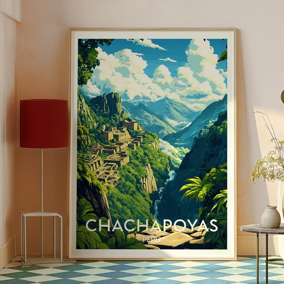 Chachapoyas Poster Art Peru Travel Print Wall Backpacking South America - Image 2