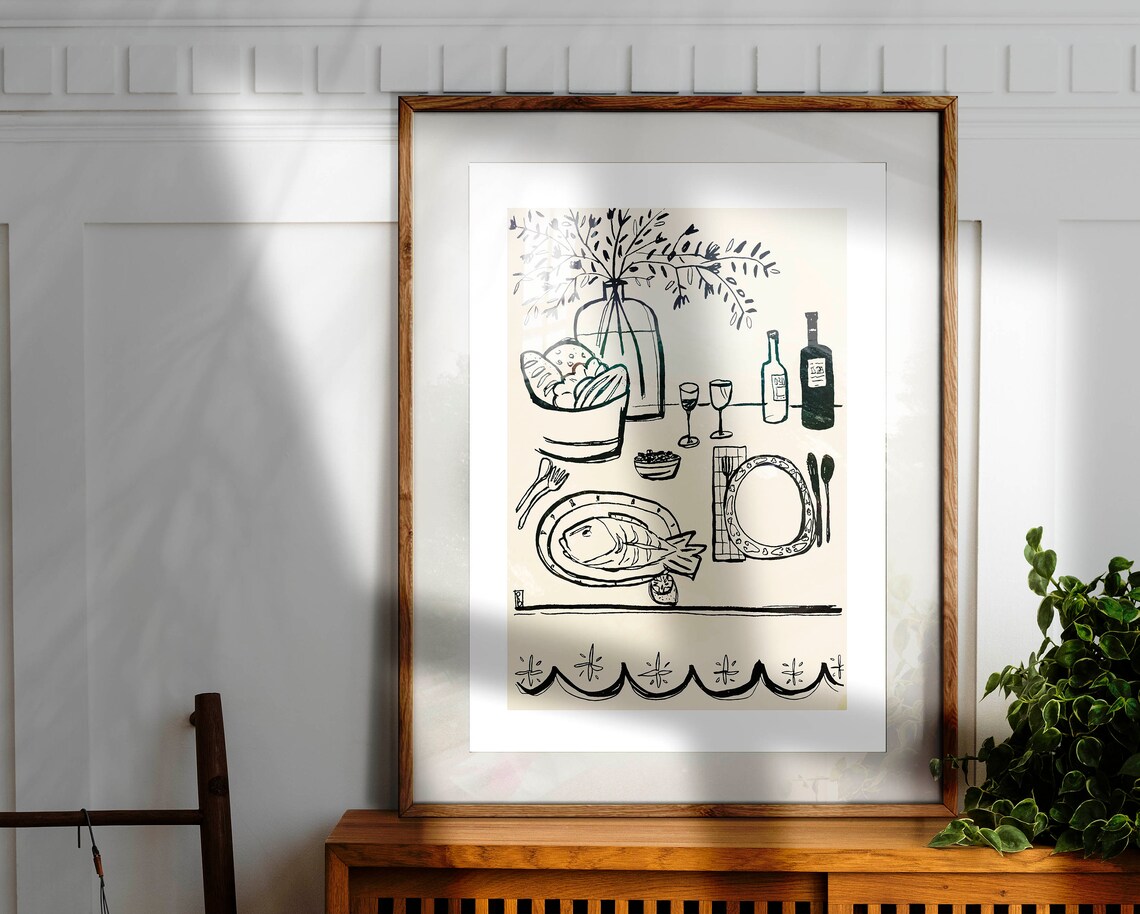 Allaperto No 03 Food And Dining Art Print - Image 2