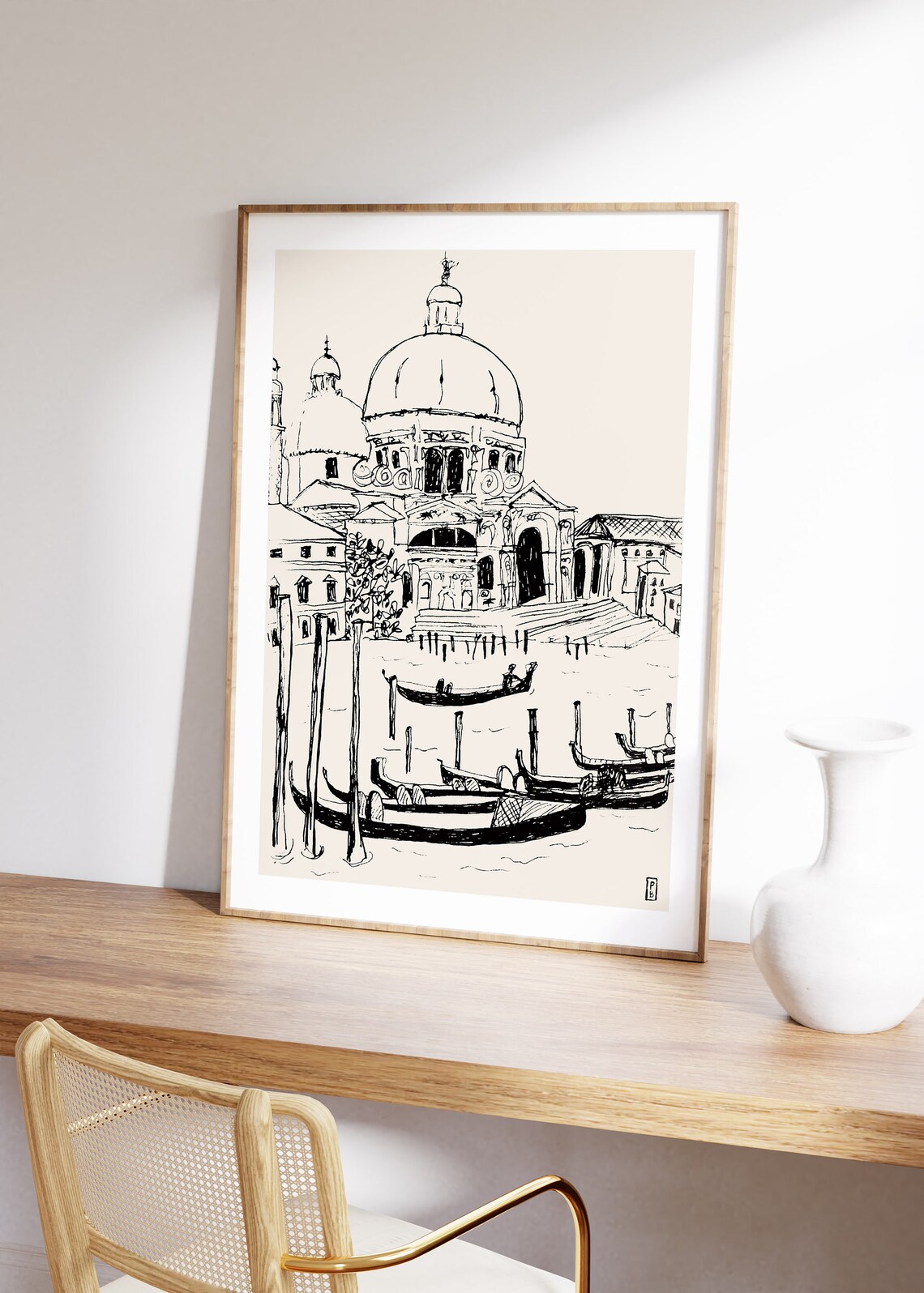 Venice Santa Maria Della Salute Travel Art Print - Image 3