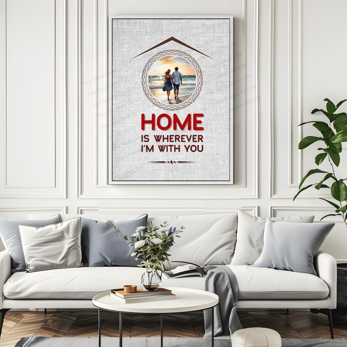15 Home Is Wherever Im With You Family Sign Housewarming Gift Sign Of Love Family Life Home Decor Prints Home Gift Wedding Gift Idea - Image 8