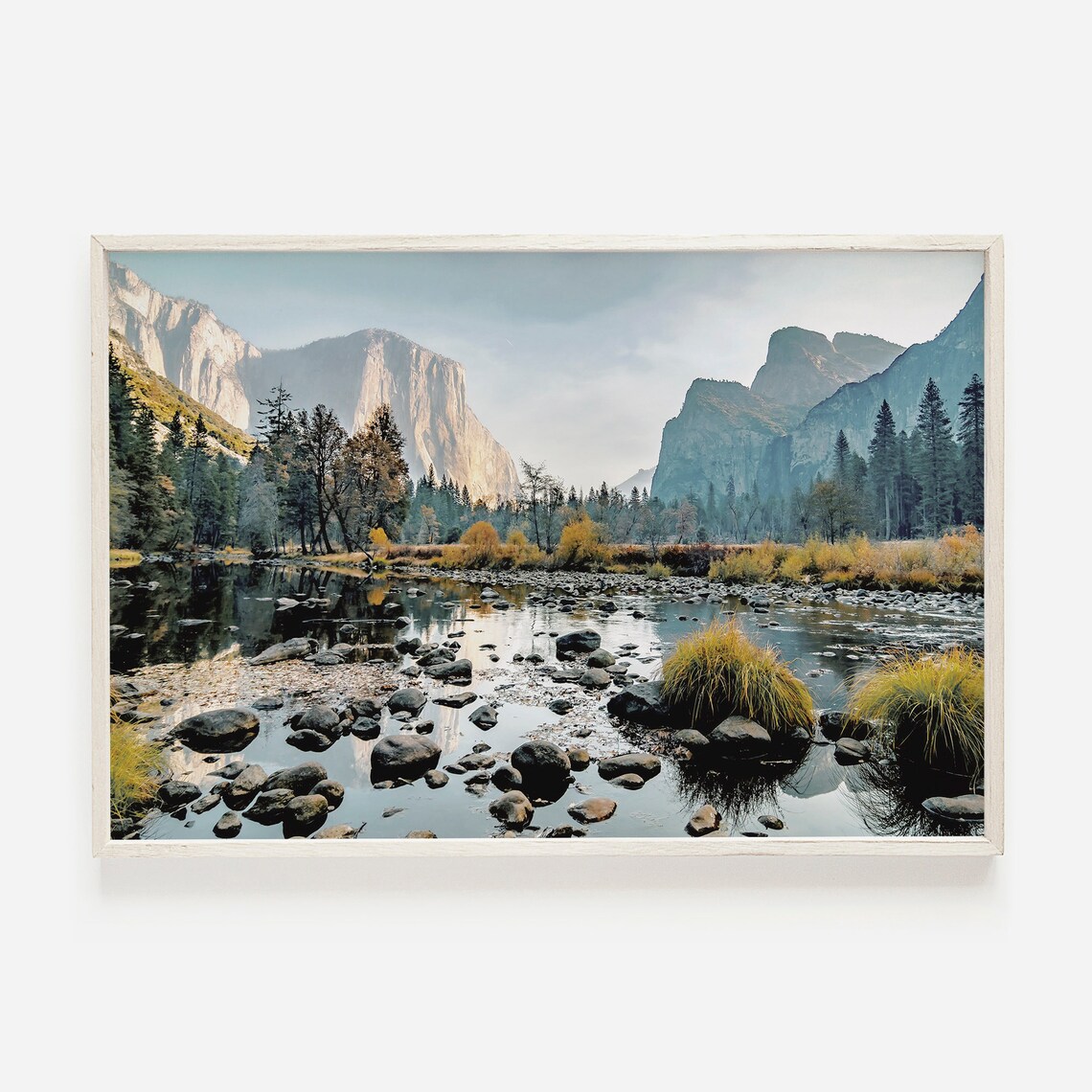 Mountain Creek Yosemite National Park Landscape Art Print