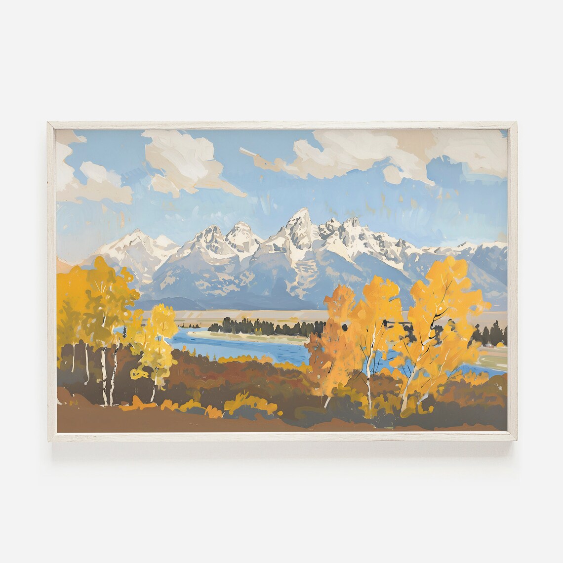 Grand Teton National Park Art Print, Wyoming Landscape