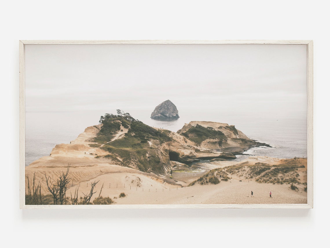 Oregon Coast Sea Stack Cliffs Pacific Northwest Coastal Photo Poster