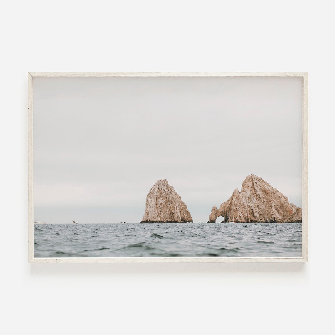 El Arco In Cabo Travel Poster, Baja Rock Cliffs