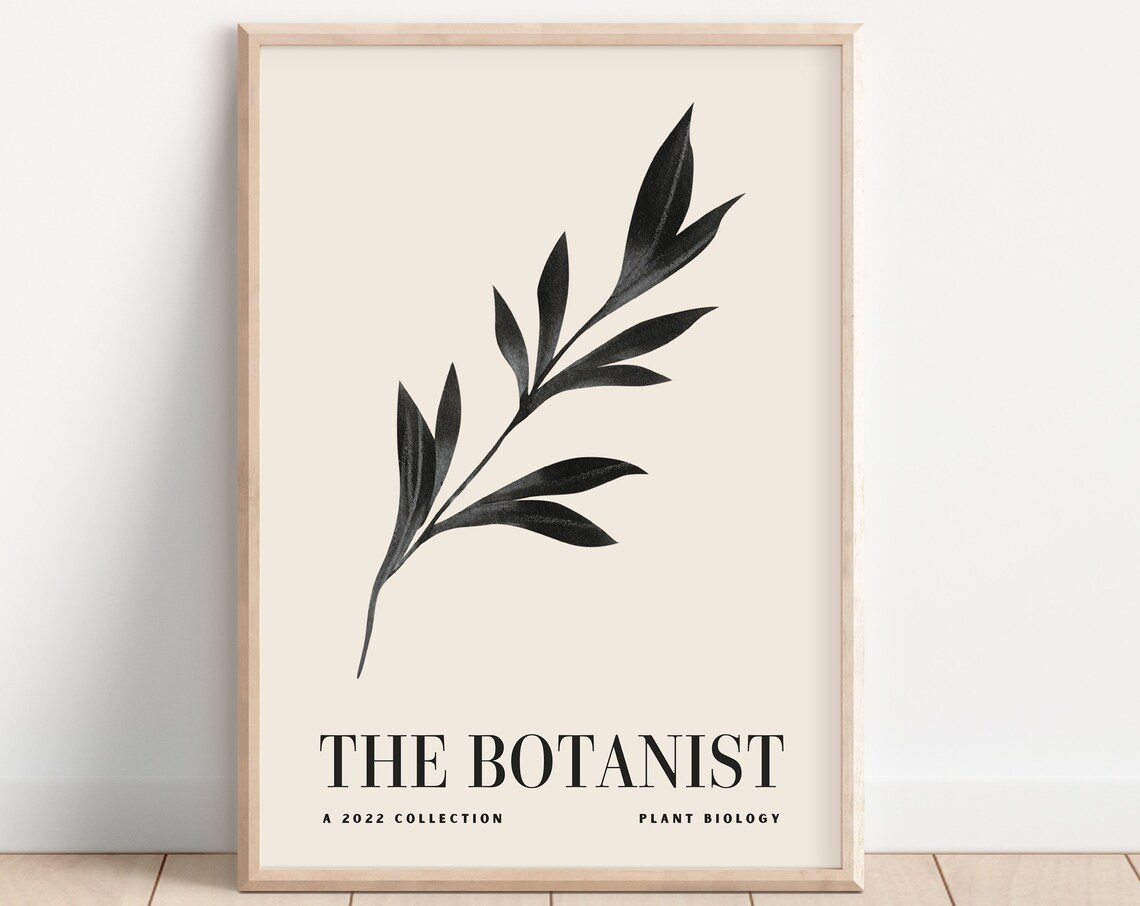 The Botanist Neutral Botanical Bohemian Art Print