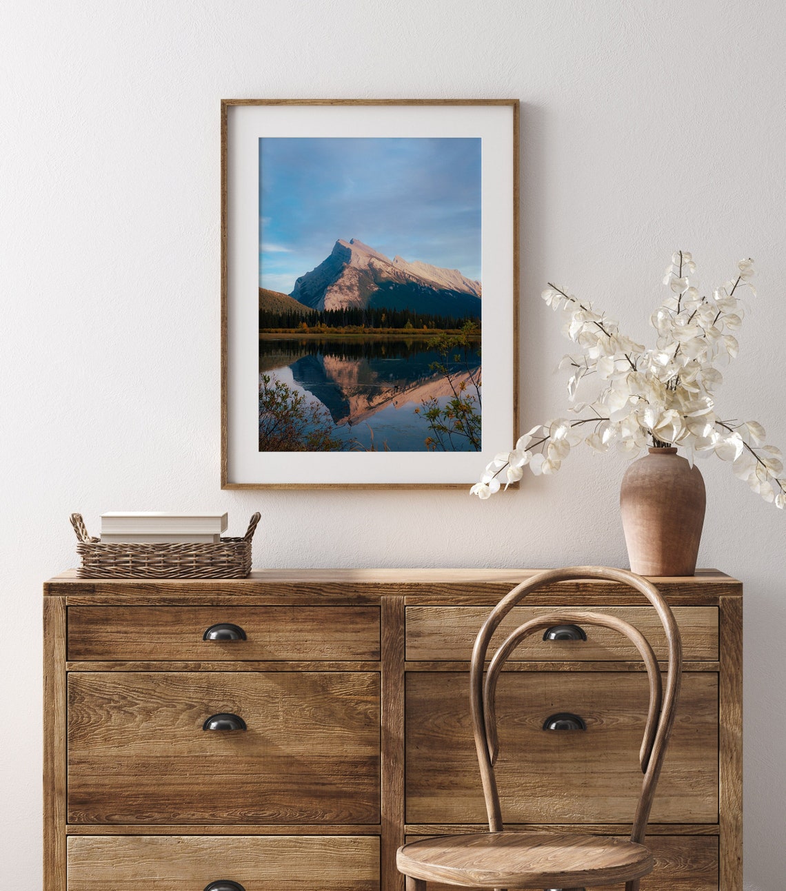Banff Mount Rundle Photo, Mountain Landscape