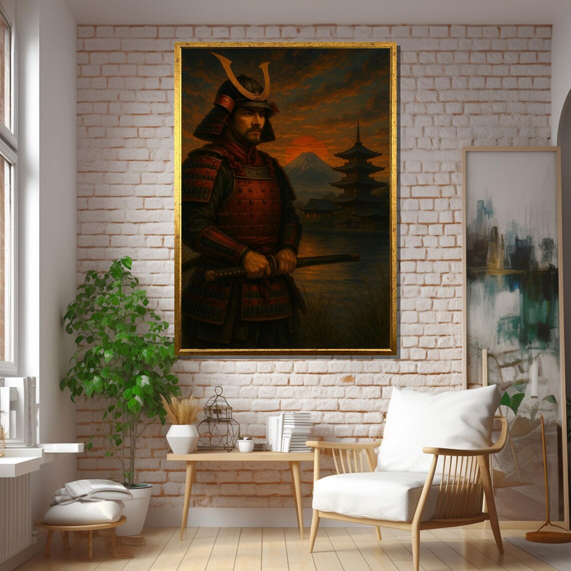 Samurai Warrior Art Print, Japanese Wall Decor - Image 5