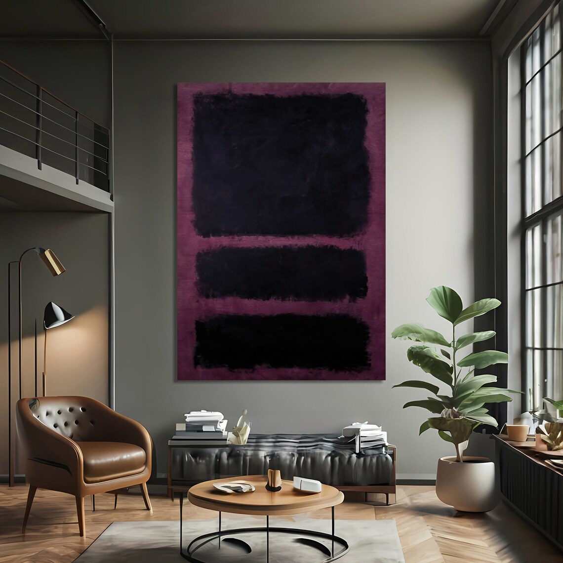 Mark Rothko Style Abstract Art Print, Modern Decor - Image 2