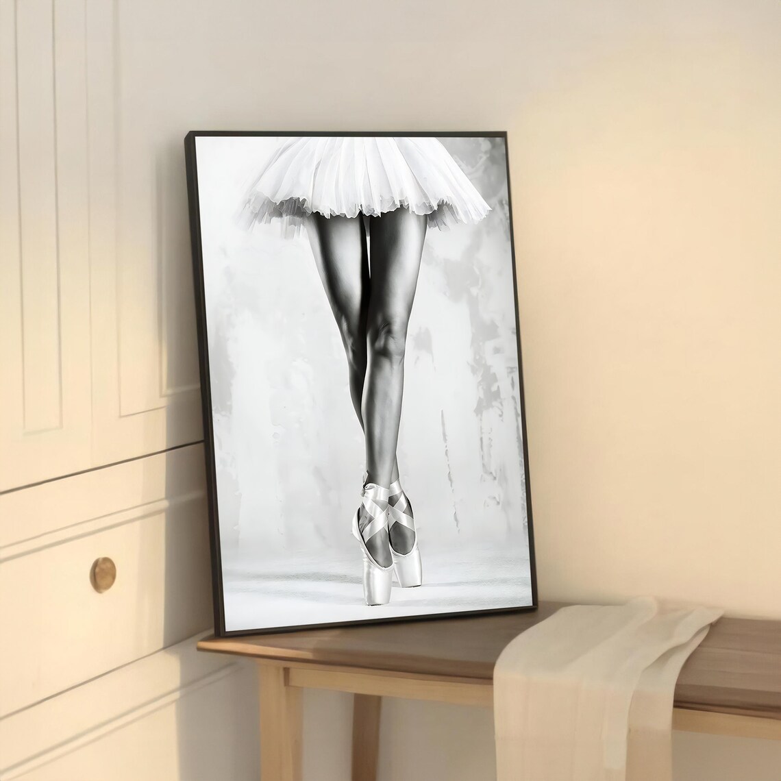 Elegant Ballerina Wall Decor, Dance Enthusiast Art Print - Image 5