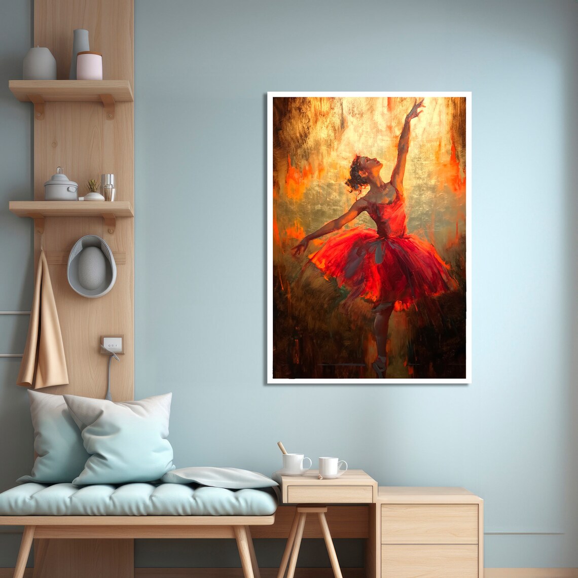 Elegant Ballet Dancer Poster, Graceful Ballerina - Image 4