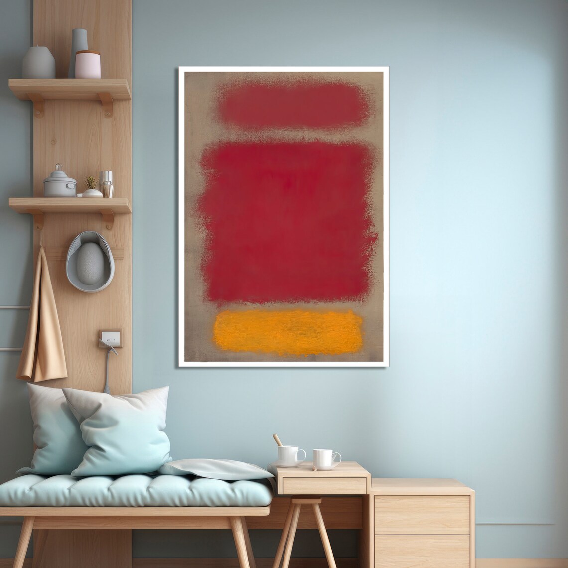 Mark Rothko Style Abstract Art Print, Modern Decor - Image 3