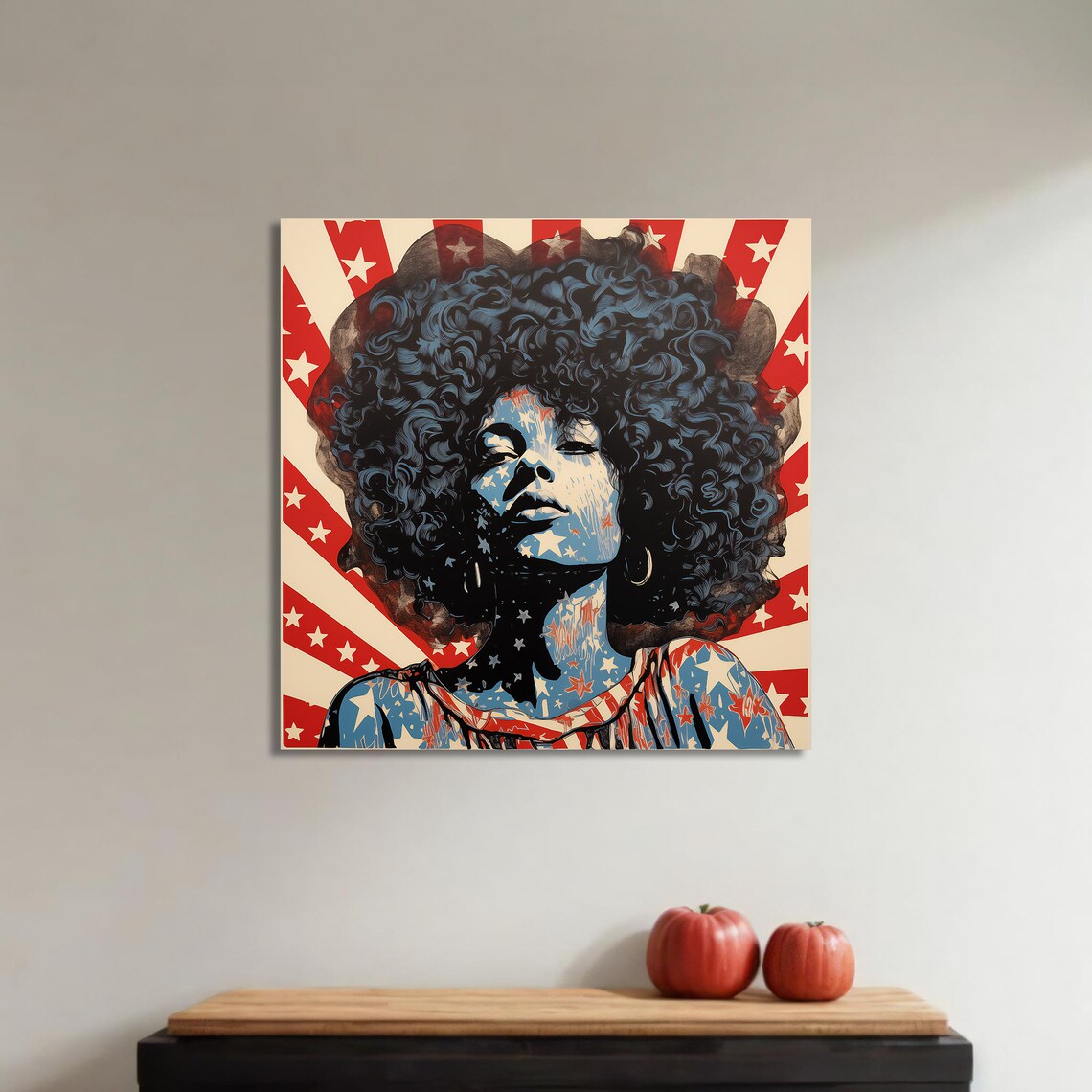 Empowered Afro Woman Pop Art, Inspirational Wall Decor - Image 4