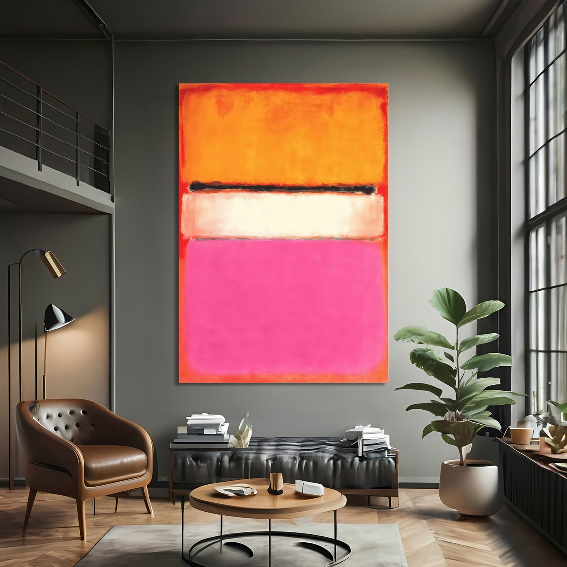 Mark Rothko Style Abstract Art Print - Image 3