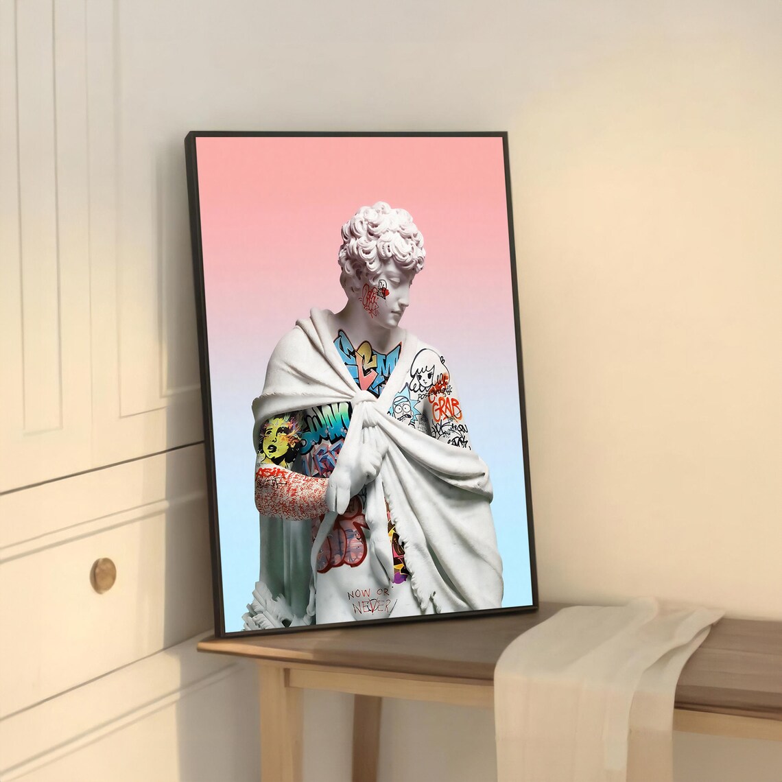 Graffiti Statue, Modern Pop Art Inspired Sculpture - Image 5