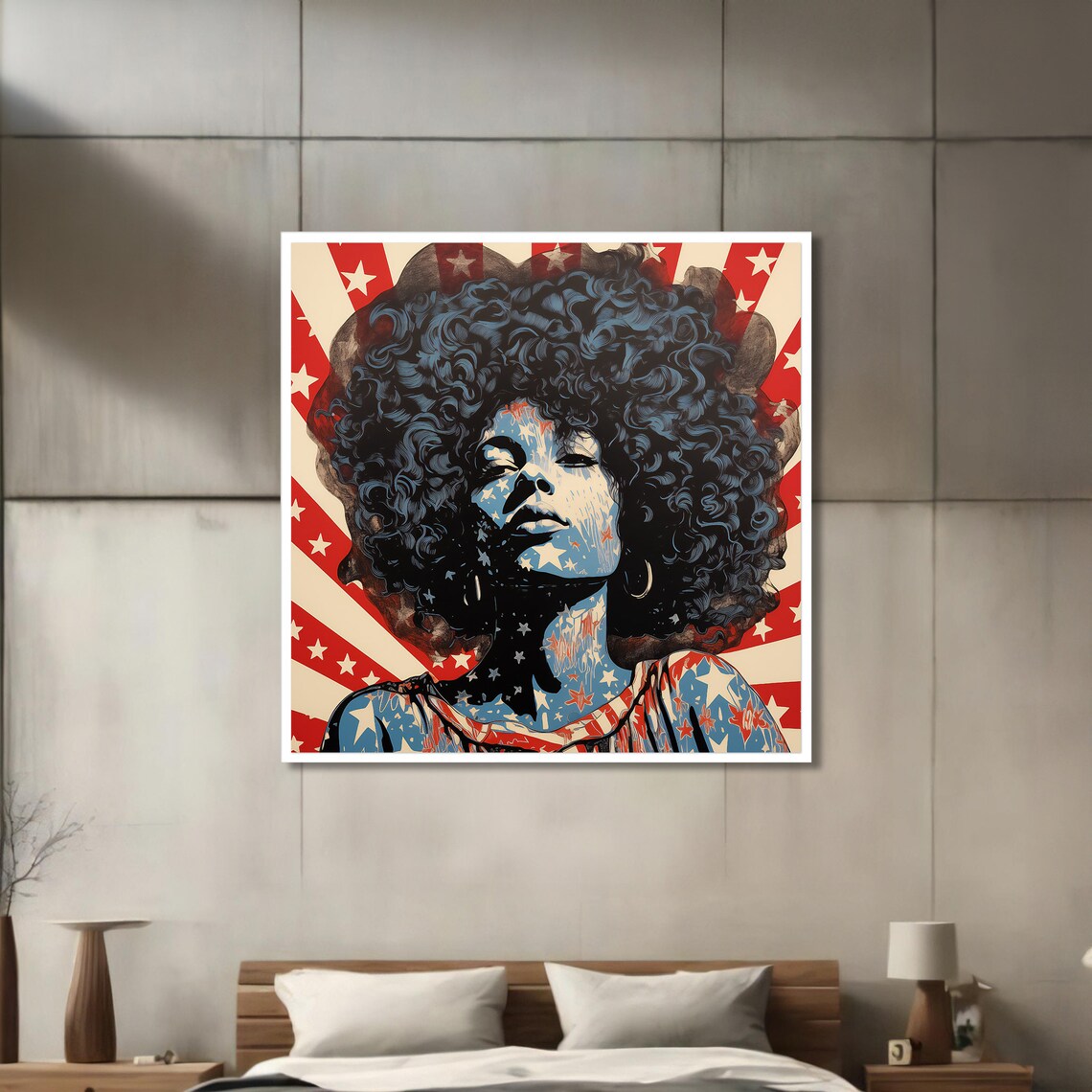 Empowered Afro Woman Pop Art, Inspirational Wall Decor - Image 3