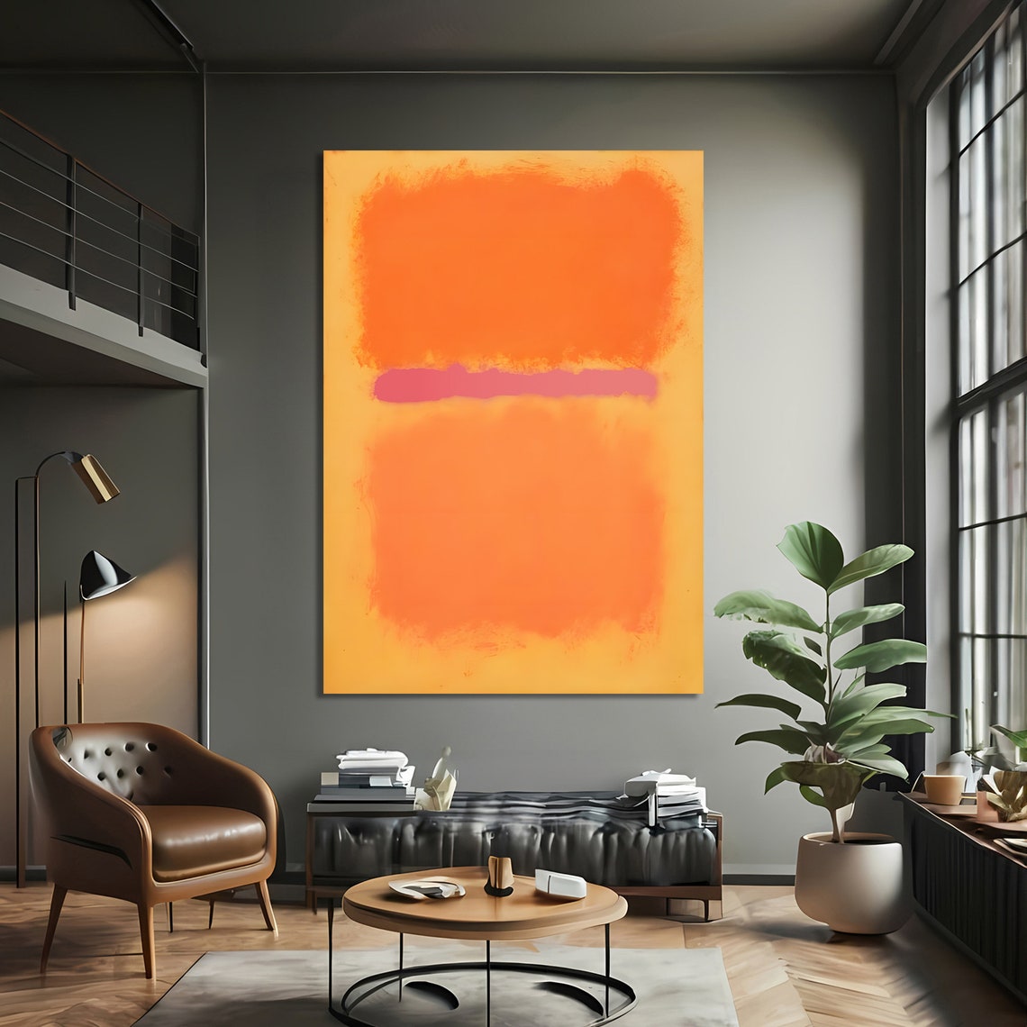 Mark Rothko Style Abstract Art Print - Image 3