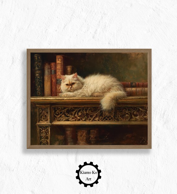 Two Black Kittens Chasing a Butterfly by the Fireplace Poster