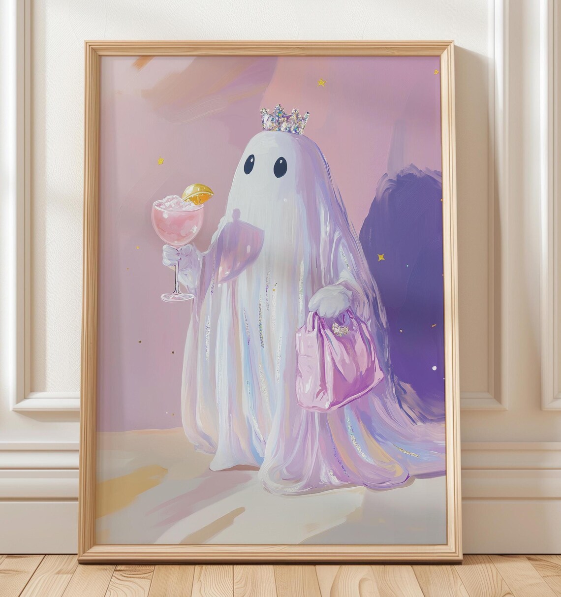 Coquette Cocktail Poster Print, Glam Wall Art