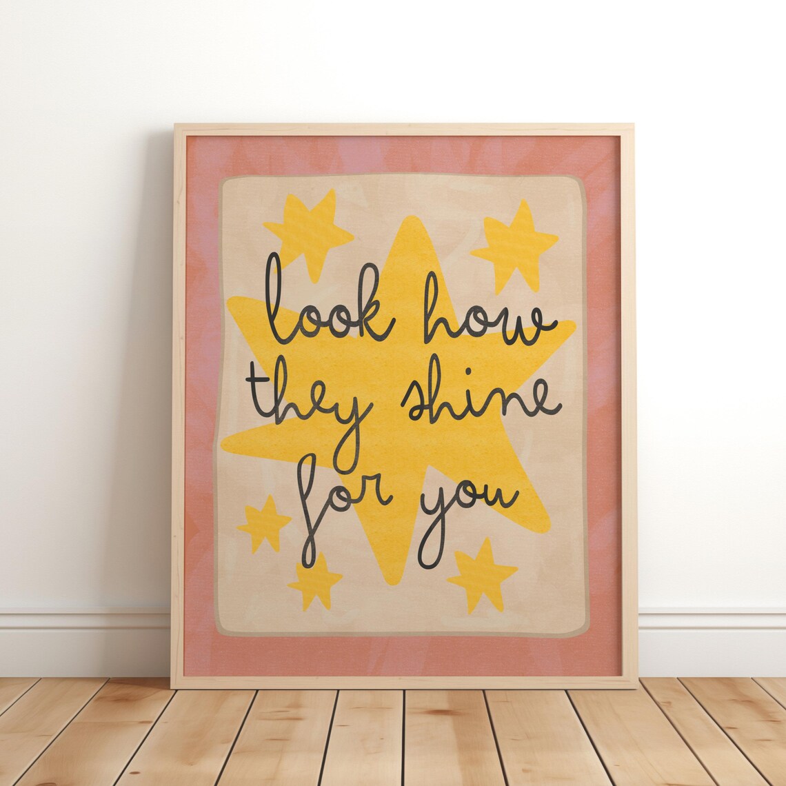 Look How They Shine For You Star Nursery Print