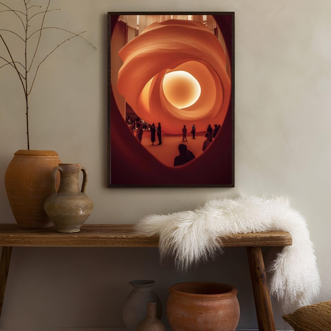 Sun Print Energy Aura, Autumn Poster - Image 3