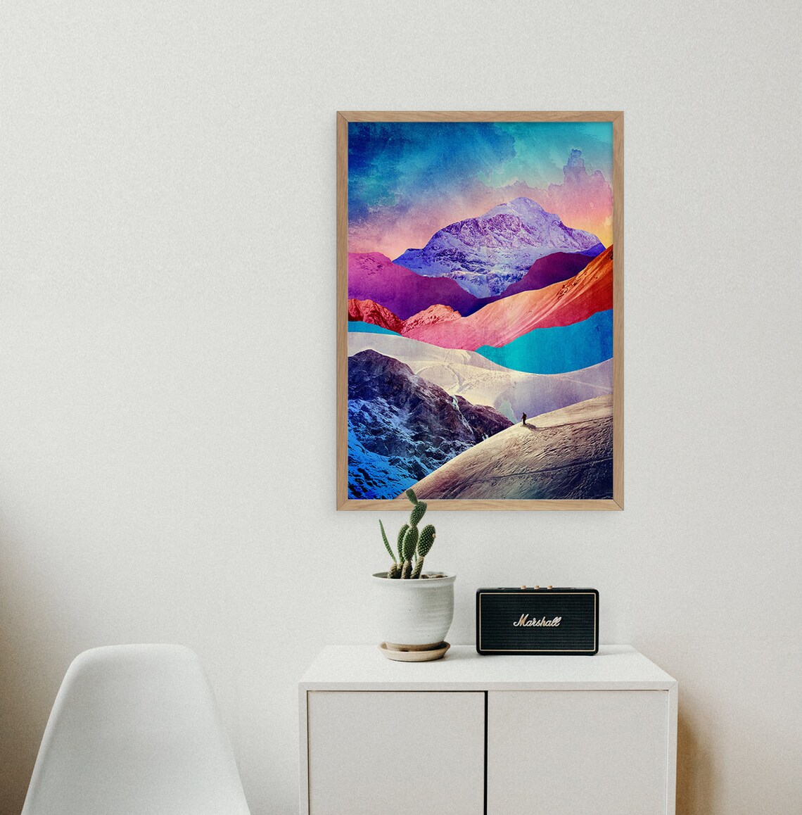 Mountain Landscape Art Print, Nature Decor - Image 4