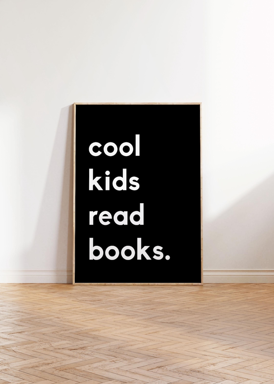 Black Cool Kids Read Books Classroom Poster Print