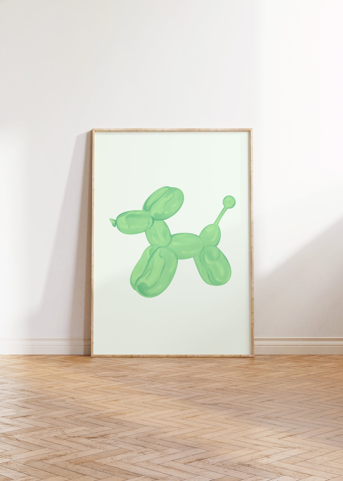 Balloon Dog Art Print, Preppy Bedroom Decor - Image 2