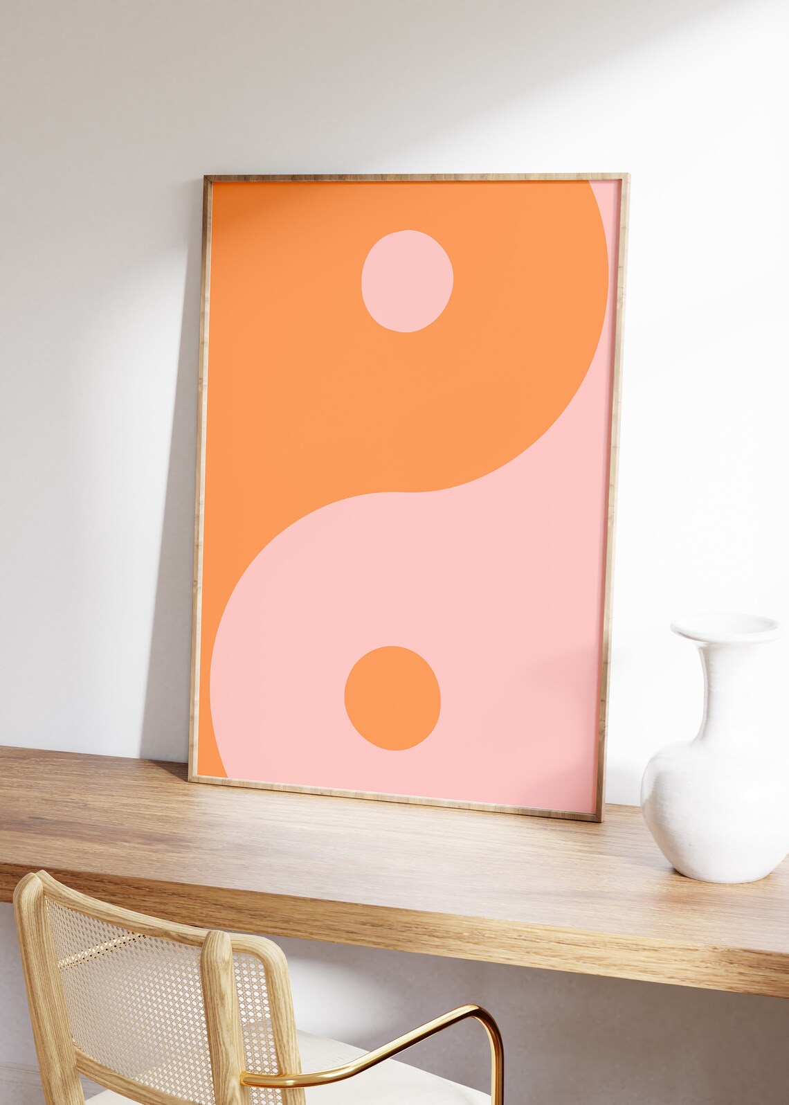 Yin Yang Retro Poster, Y2K Boho Dorm Decor - Image 2