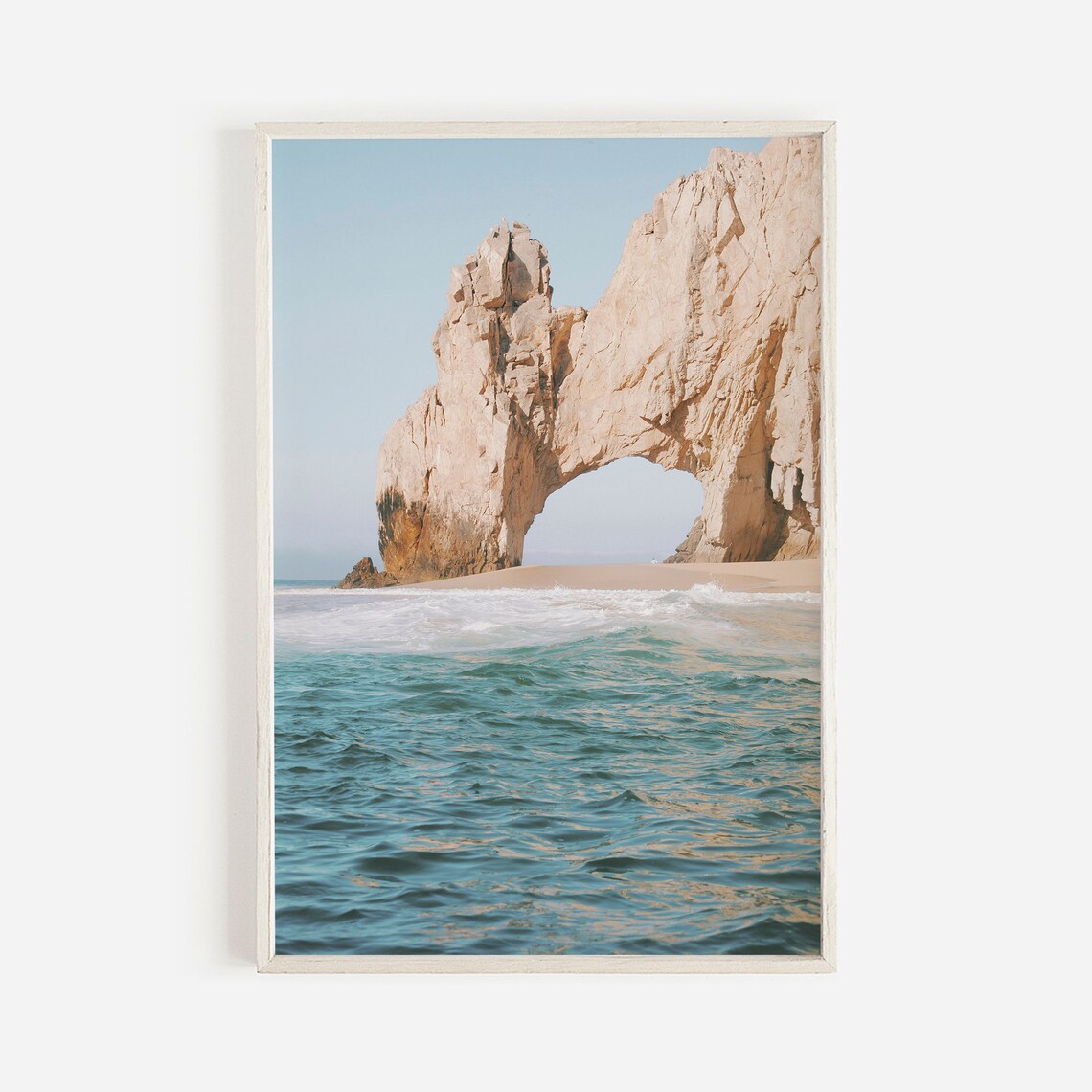 El Arco Cabo San Lucas Natural Stone Arch Turquoise Waves Poster