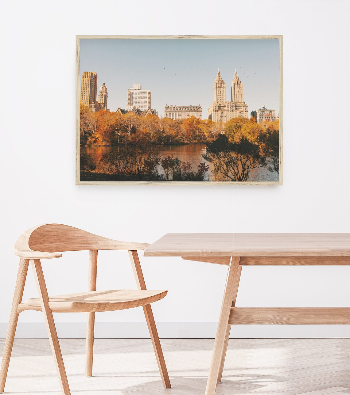 Central Park New York Fall Travel Poster - Image 3