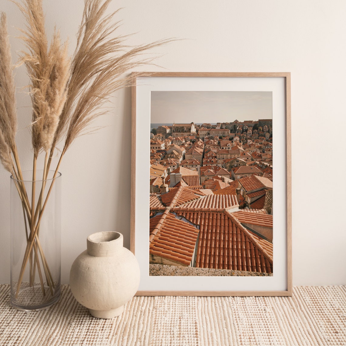 Croatia Wall Art Architecture Print Aerial Wall Art Dubrovnik Print Art Print - Image 3