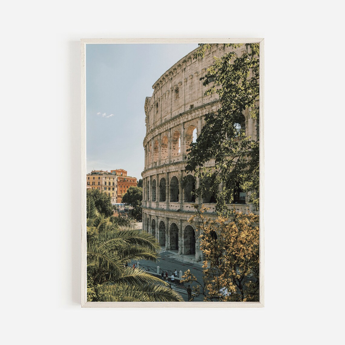 Colosseum Rome Italy Architecture Travel Poster